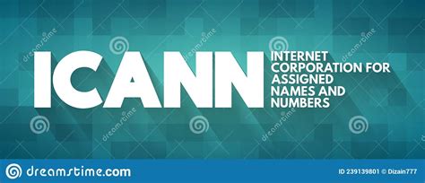 icann|Internet Corporation for Assigned Names and Numbers (ICANN).